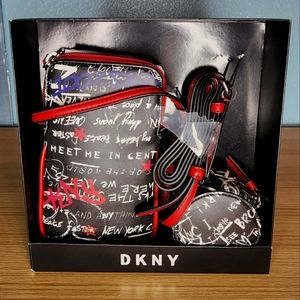NWT DKNY side body handbag and coin purse.